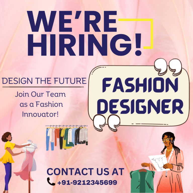 Ads Creative for hiring Fashion Designer